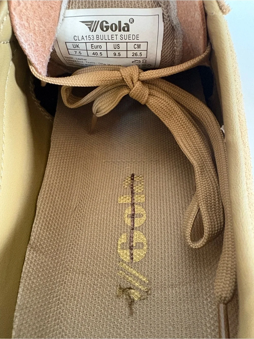 NWT Anthropologie Gola Exclusive Bullet Pure Sneakers Size 9.5 - Picture 15 of 16